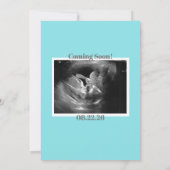 Januari Sprinkle Shower Mom-to-be Baby shower Kaart (Achterkant)