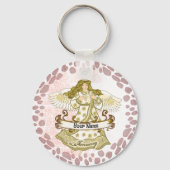 Januari Verjaardag Angel verjaardag aangepaste sle Sleutelhanger (Voorkant)