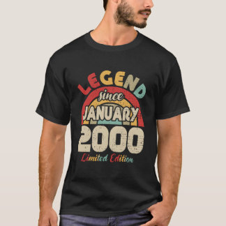 January 2000 Legend Since January 2000 T-shirt