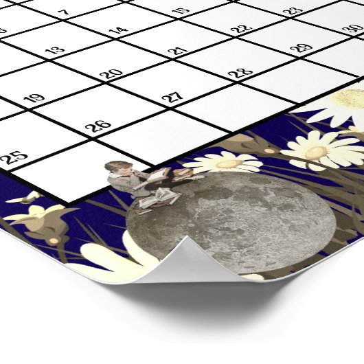 January 2026 Monthly Calendar Astrological     Poster (Hoek)