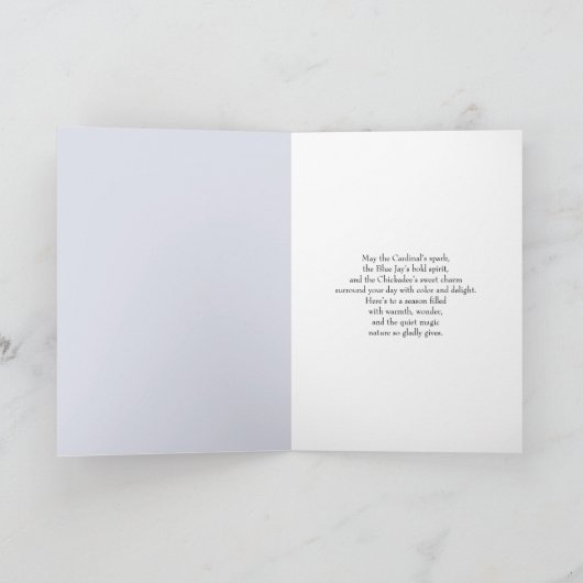 January 35th Birthday Backyard Birds Watercolor Kaart (Binnen)