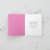 January 95th Birthday Cake Purple Carnations Kaart (Binnen)