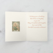 January Birth Flower Carnation Flowers Art  Nouvea Kaart (Binnen)