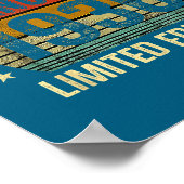 January Birthday Est 1936 Limited Edition Vintage  Poster (Hoek)