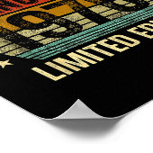 January Birthday Est 1976 Limited Edition Vintage  Poster (Hoek)