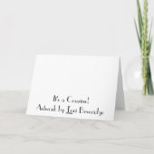 January Birthstone Fairy Birthday Card Kaart (Achterkant)