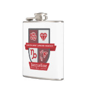 January (Capricorn) Birthday Crest™ Flask Heupfles (Links)