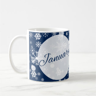 January Coffee Mug Koffiemok