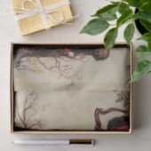 "January Helping May" door Warwick Goble Tissuepapier (Geschenk)