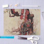 "January Helping May" door Warwick Goble Tissuepapier (Craft)