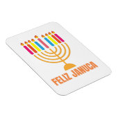 Januca, Feliz Januca, Menorah, Masada, Janucia Magneet (Rechterzijde)