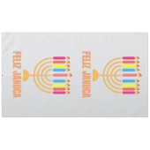 Januca, Gelukkige Januca, Menorah, Masada, Janucia Tafelkleed (Voorkant (Horizontaal))