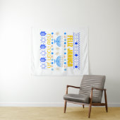 Januca Januka Janucia Janukia menorah Sameaj Wandkleed (In Situ (horizontaal))