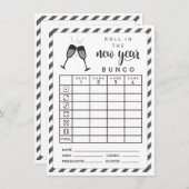 Januco Roll in het nieuwjaar dubbelzijdig Kaart (Voorkant / Achterkant)