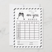 Januco Roll in het nieuwjaar dubbelzijdig Kaart (Voorkant)