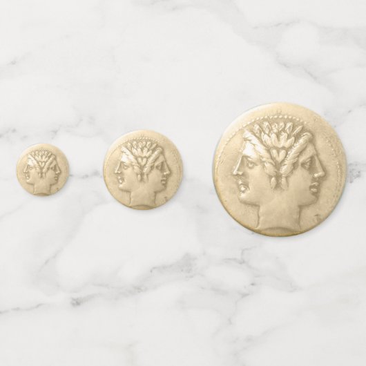 Janus Coin Confetti (Voorkanten)