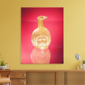 Janus head flask, 3e eeuw AD Canvas Afdruk (Insitu (Woonkamer))