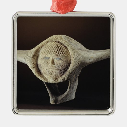 Janus Head, van Cape Dorset Metalen Ornament (Voorkant)