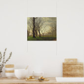 Janus la Cour - Op de rand van een eikenbos Poster (Keuken)