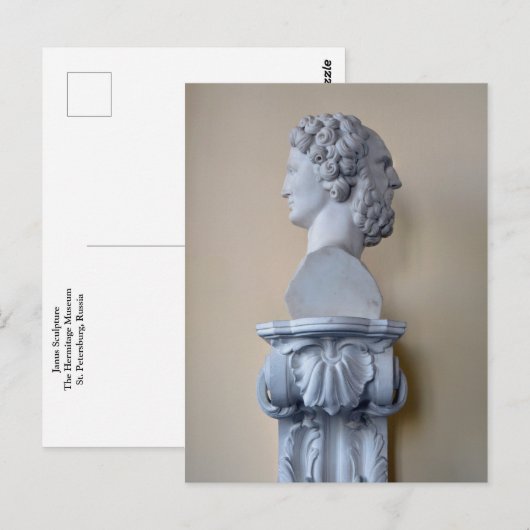 Janus Sculpture, het Hermitage Museum Briefkaart (Voorkant / Achterkant)