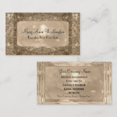 Janyet Pearl Elegant Professional Visitekaartje (Voorkant / Achterkant)