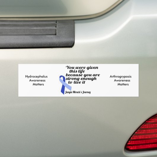 Janyia Mirakels reis Bumpersticker (Op auto)