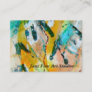 Janz Fine Art Studios Visitekaartje