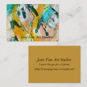 Janz Fine Art Studios Visitekaartje (Voorkant / Achterkant)