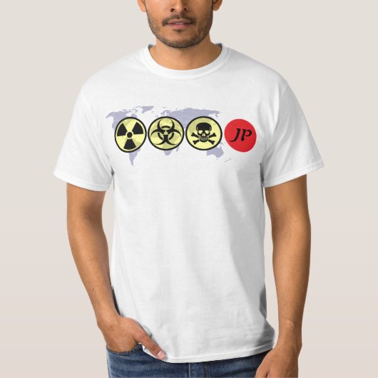Japan 日 本 国 JP Fukushima 福 島 T-shirt (Voorkant)