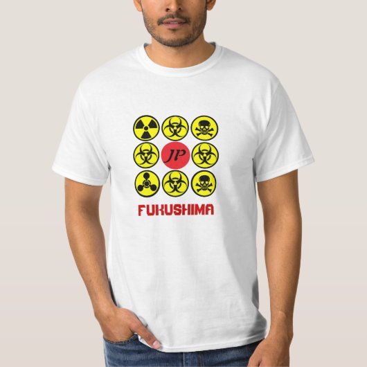 Japan 日 本 国 JP Fukushima 福 島 T-shirt (Voorkant)