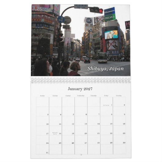 Japan 2011-kalender kalender (Jan 2027)