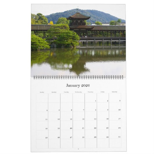 Japan 2025 groot kalender (Jan 2026)