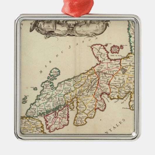 Japan 6 metalen ornament (Voorkant)