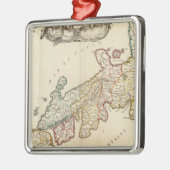 Japan 6 metalen ornament (Links)