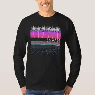 Japan 80s 90s Vaporwave Esthetische Strand Retro P T-shirt