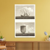 Japan 9 canvas afdruk (Insitu (Woonkamer))