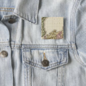 Japan 9 vierkante button 5,1 cm (In situ)