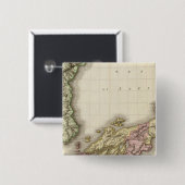 Japan 9 vierkante button 5,1 cm (Voorkant /achterkant)