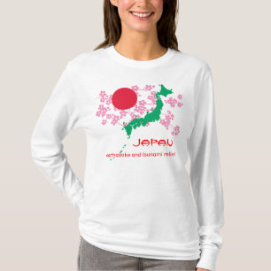 Japan Aardbeving en Tsunami Relief Shirt
