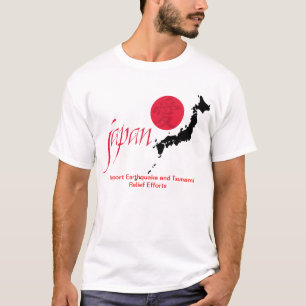 Japan Aardbeving en Tsunami Relief Shirt Shirt