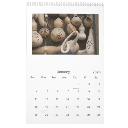 Japan Agenda 2010 Kalender (Jan 2026)