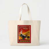 Japan Air Transport Grote Tote Bag (Voorkant)