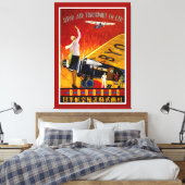 Japan Air Transport - L Canvas Afdruk (Insitu (Slaapkamer))