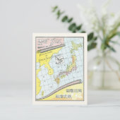  Japan Antiek kaart met ruw zijderoute (Staand voorkant)