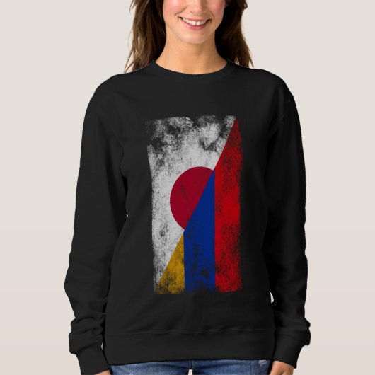 Japan Armeense vlaggen - Japans Armeens Trui (Voorkant)