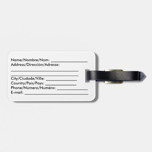 Japan Bagagelabel (Achterkant horizontaal)