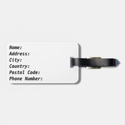 Japan Bagagelabel (Achterkant horizontaal)