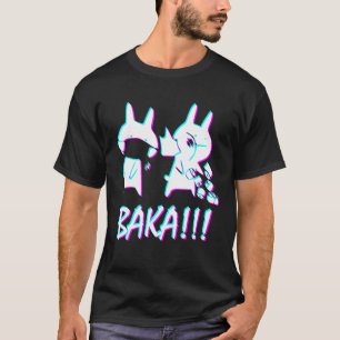 Japan Baka Rabbit Slap Otaku Vaporwave T-shirt