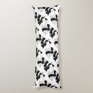Japan Beauful Woman Geisha Black White Pillow Lichaamskussen