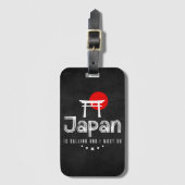 Japan belt en ik moet gaan bagagelabel (Voorkant (verticaal))